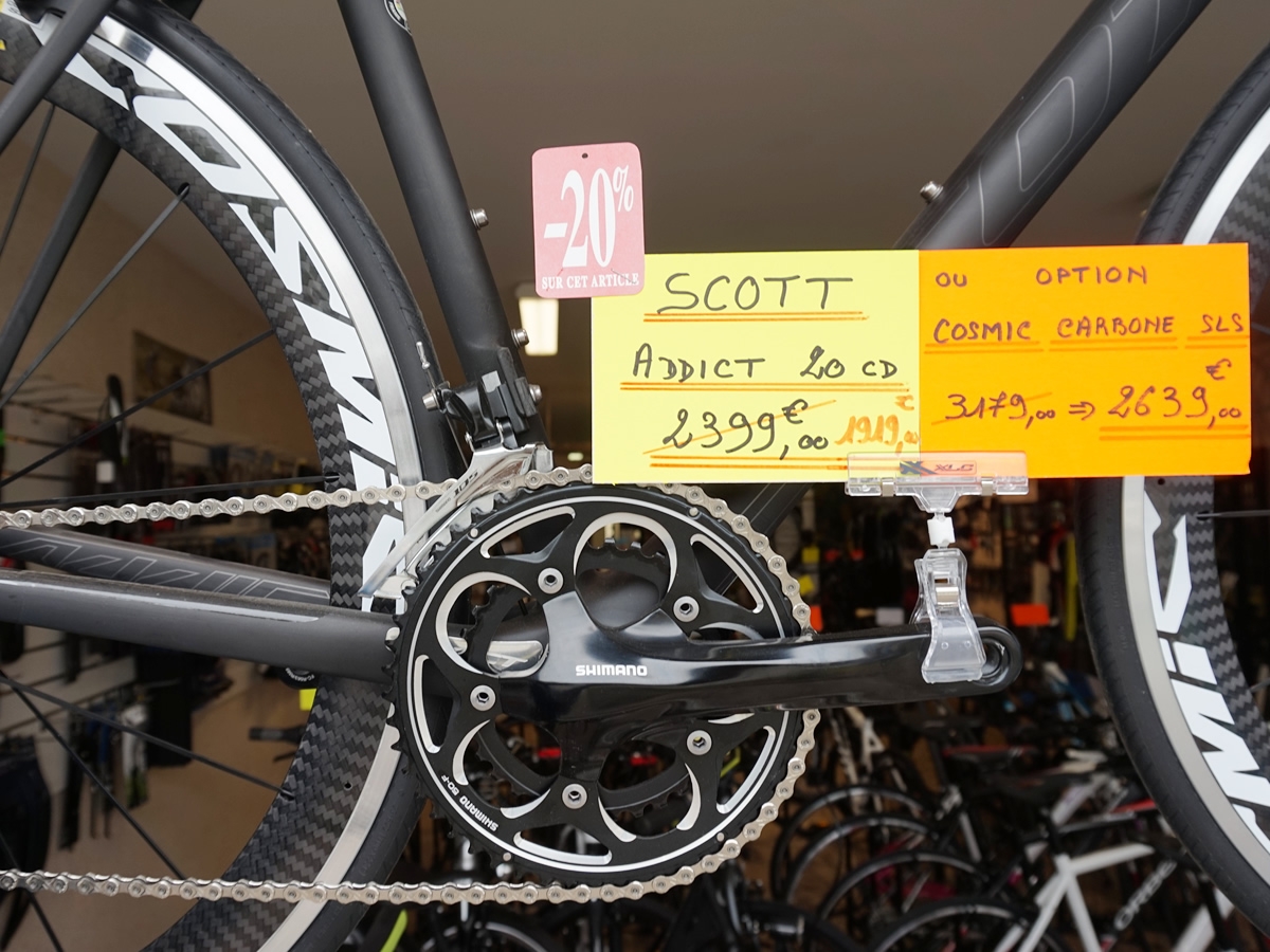 Destockage vélo route Scott